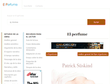 Tablet Screenshot of elperfume.org
